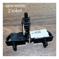 TOMBOL Refrigerator door switch, refrigerator door button, 2 original sockets