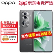 OPPO Reno11 5G全网通手机新款上市 升级版 opporeno11 曜石黑 12GB+512GB 【24期0手续费】