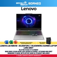 LENOVO Loq 15irx10 - 83je00tqmj Gaming Laptop - Luna Grey