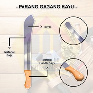 PEDANG GAGANG KAYU 18 INCH CROCODILE - PEMOTONG