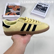 Adidas Yellow Samba Campus Shock Absorbing Comfortable Unisex Low-Top Sports Shoes