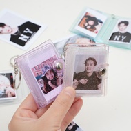 Mini 1-inch and 2-inch photo album DIY with key ring, large sticker photo album, commemorative large