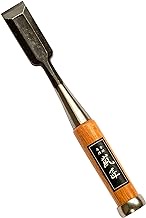 RANSHOU Japanese Chisel 24mm 1" Oire Nomi, Professional Wood Chisel for Woodworking, Japanese Red Oak Handle, Made in JAPAN