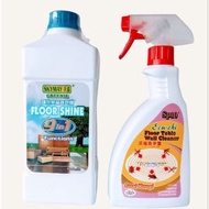 Floor Shines 9 in 1 Floor Cleaner(1L)& Lemongrass Serai Wang Anti Repellent Spray(509ml)