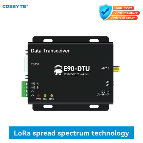 LoRa RS232/RS485 915Mhz 868Mhz Wireless Radio Wireless Transceiver Communication Module CDEBYTE E90-