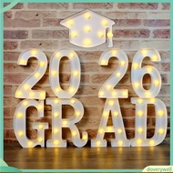 [doverywell]   Led Marquee Letter Light Graduation Party Sign 8/9pcs 2026 Led Light-up Marquee Lette