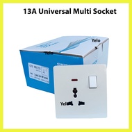 13A Universal Multi Switch Socket Outlet Wall socket