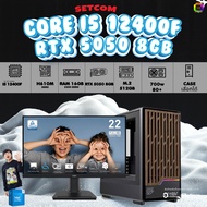 SETCOM + MONITOR / BONMECOM2 คอมประกอบ DDR5 / CPU i5 12400F / RTX 5050 8GB / Case เลือกแบบได้ครับ