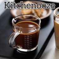 Espresso Shot Glass Coffee Milk I Double Mouth Pouring Espresso Glass