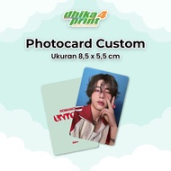 Custom 1-sided Photocard Printing | 2 SIDES | PC Printing | KPOP PHOTOCARD