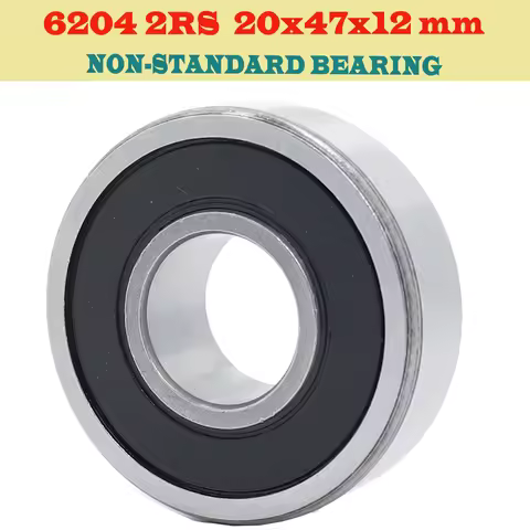 6204RS Ball Bearings 204712 ( 1 PC ) Inner Diameter 20 mm Outer Diameter 47 mm Thickness 12 mm 6203/