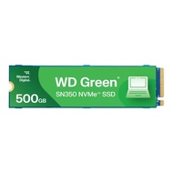 เวสเทิร์น ดิจิตอล การ์ดเอสเอสดี SSD 500GB Green SN350 M.2 PCle/NVme R2400MB/s W1500MB/s - 3Year (WDS