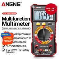 ANENG SZ305 Professional Multimeter with 1999 Counts, AC/DC Voltage Testing, hFE, Capacitor, and Hz 