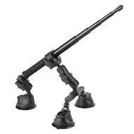 Car Suction Cup Mount Kit with Selfie Stick Ball Head Adapter for X4 X3 Action Camera Accessories