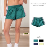 Women's Shorts For Summer Side Stripe Pattern Casual Style Sports JD