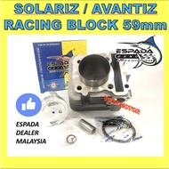 EGO SOLARIZ RACING BLOCK 59MM ESPADA AVANTIZ BLOCK RACING ESPADA SOLARIZ BLOK RACE ESPADA 59 MM BLOC