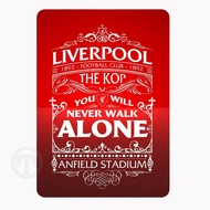 Liverpools Football Club Never Walk Alone Poster Tin Sign Merchandise Wall Art Flag Accessories Champions Wallpaper 30X20