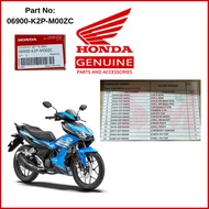 SM Cover Set Blue -Candy Caribbean Blue Sea (2021)（ 06900-K2P-M00ZC ）RS-X 💯 Honda Original Ready Sto