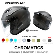 GENNEX G535 CHROMATICS PLAIN COLOUR HELMET