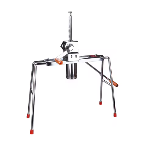 With 10 Molds Manual Pasta Noodle Maker Press Machine Round Noodles Maker Manual Pasta Pressing Mach