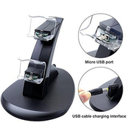 Controller Charger Dock LED Dual USB PS4 Charging Stand Station Cradle for Sony Playstation 4 PS4 / 