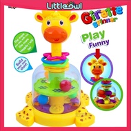 Giraffe Spinner Balls Press and Spin Toy Spinning for Baby