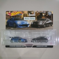 HOTWHEELS Hot wheels hot wheels premium pandem subaru brz lexus rc f gt3 real riders Rubber Tires