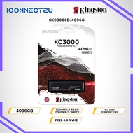 Kingston KC3000 4096G M.2 2280 PCIe 4.0 NVMe SSD (SKC3000D/4096G)