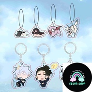 Justu kaisen acrylic Phone Keychain Cute gojo satoru geto suguru toji fushiguro Figure