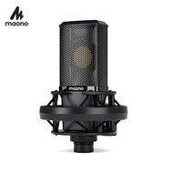 Maono AU-PM500 XLR Condenser Microphone with Large Diaphragm Professional Cardioid Studio Mic For Re