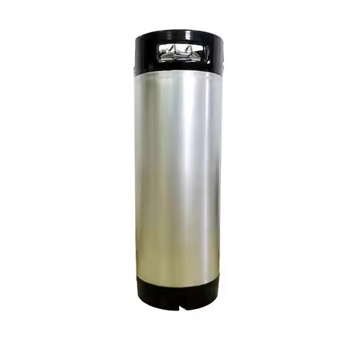 TWELVETAP-Rubber Handle Corny Beer Keg, Stainless Steel, Keg, Keg, Leak Proof Lid, Soda Barrel, Home