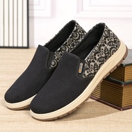 2026 Men's Beijing Cloth Shoes Lightweight Breathable Men's Cloth Shoes Black Cloth Shoes Men's Driv