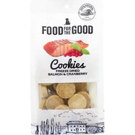 Food for the Good Freeze Dried Cookies Salmon &amp; Cranberry Cat &amp; Dog Treats 70g