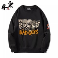 The Bad Guys 2 Movie Style Wolf Hoodie Sequel Edition Crewneck Unisex Loose Casual Fashion Top    15