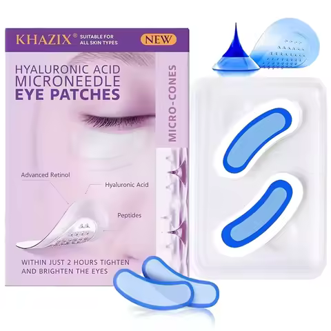 2PCS Retinol microneedle eye patch, suitable for forehead, eye area, crow's feet and smile lines.