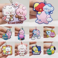 BT21 Mang Chimmy RJ Tata & Koya KC1 keychain Preloved Rubber Charm