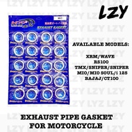 ▤ ◶ ◳ 20Pcs Exhaust Pipe Gasket for Mio Mio Soul M3 i125 RS100 Xrm Wave Tmx Sniper High Quality Mot