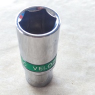 MATA Long Shock Socket Wrench 23mm 23 mm 1/ 2" 6 PT Veloz