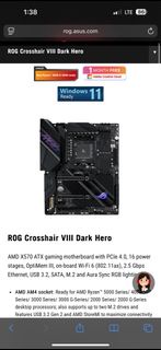ASUS ROG Crosshair VIII Darkhero X570