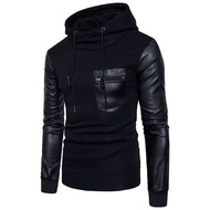 Jaket Kulit Kupluk Variasi Fleech / Jaket Fleech Bomber Variasi Keren