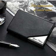 Customized business card holder, personalized business card box, stainless steel business card holde