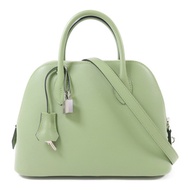 HERMES Evercolor皮革Bolide 27銀扣手挽肩背兩用袋