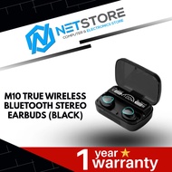 M10 TRUE WIRELESS BLUETOOTH STEREO EARBUDS (BLACK)