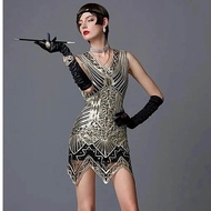 Sequin Retro Sleeveless Dress