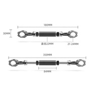 FYKDS โครงจับกล้องมือถือบาร์ทรงตัวรถมอเตอร์ไซค์,อุปกรณ์เสริมสำหรับดัดแปลงมือจับแฮนด์ Cnc