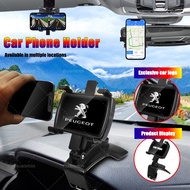 Peugeot Multifunctional Car Phone Holder Dashboard Phone Stand 360°Auto GPS Easy Clip Phone Support For Peugeot 3008 307 5008 301 308 207 4007 407 2008 208 306 4008 408 508