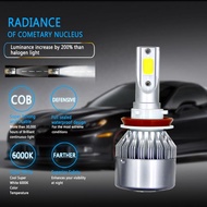 2 pcs U6 4300K LED headlights H1,H3,H4, H7, H8,H11,H16,9005,9006,9012