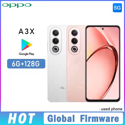 OPPO A3X 5G Smartphone Global Firmware Dimensity 6300 ColorOS 14.0.1 6.67-inch rear camera 32MP 5100