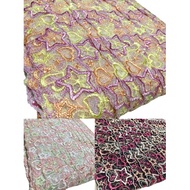 33MM~40MM Star Heart Embroidery Border Lace Trim Wedding Sewing Fabric DIY Baju Kurung Kain Renda Kahwin Borong [1 Yard]