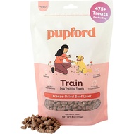Pupford Freeze Dried Training Treats for Dogs & Puppies, 475+ Three Ingredient Bites (Beef Liver, 4 